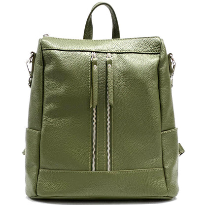 Olivia Italian Leather Backpack - Made In Italy