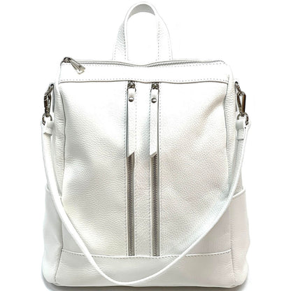 Olivia Italian Leather Backpack - Made In Italy