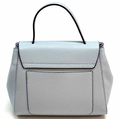 Gaia Leather Handbag - Made In Italy