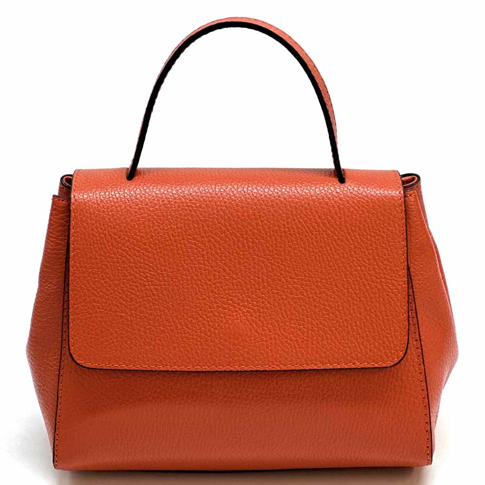 Gaia Leather Handbag - Made In Italy
