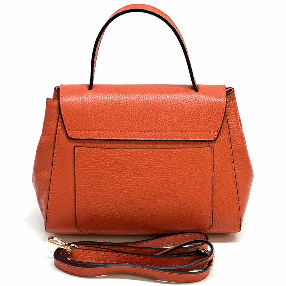 Gaia Leather Handbag - Made In Italy