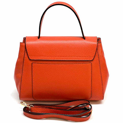 Gaia Leather Handbag - Made In Italy