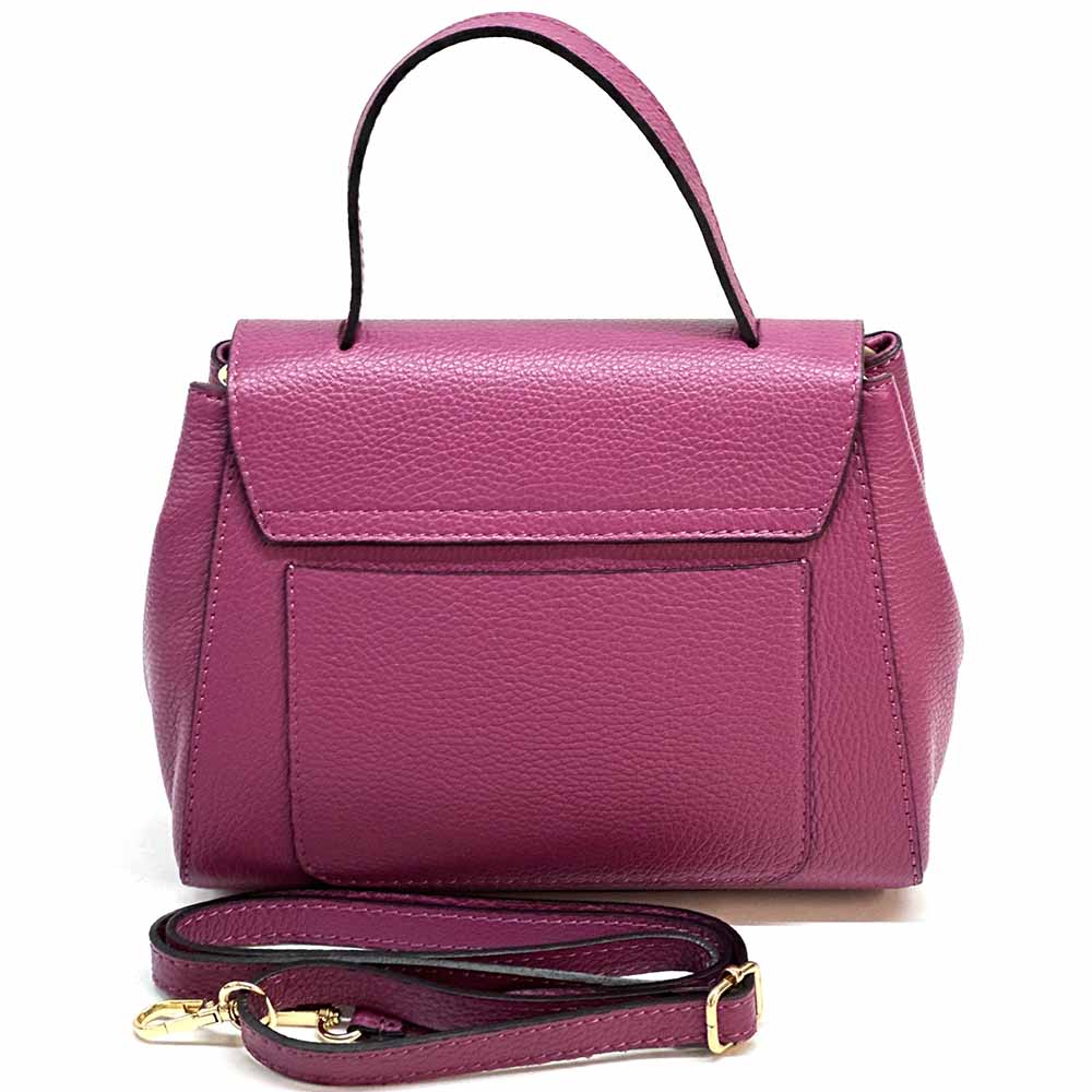 Gaia Leather Handbag - Made In Italy