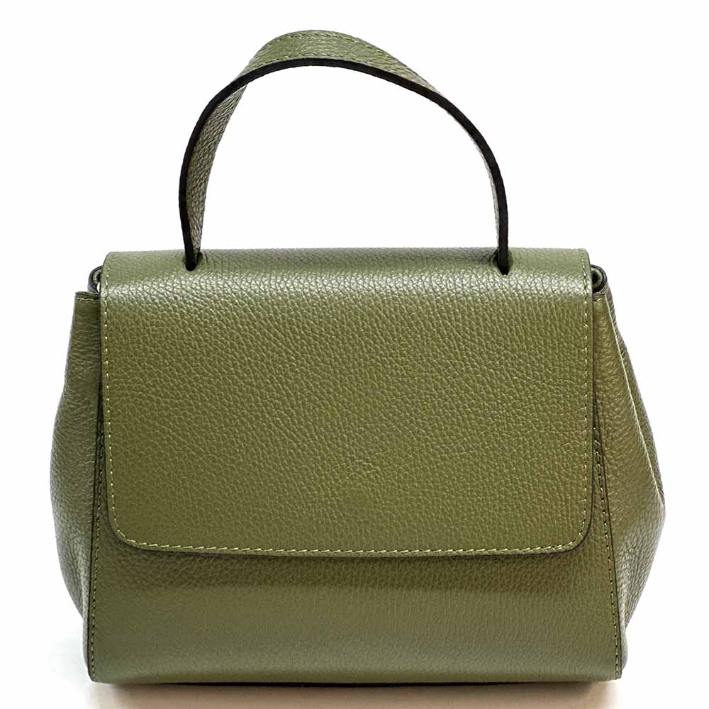 Gaia Leather Handbag - Made In Italy