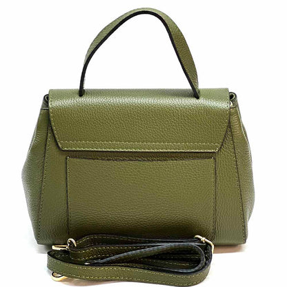 Gaia Leather Handbag - Made In Italy