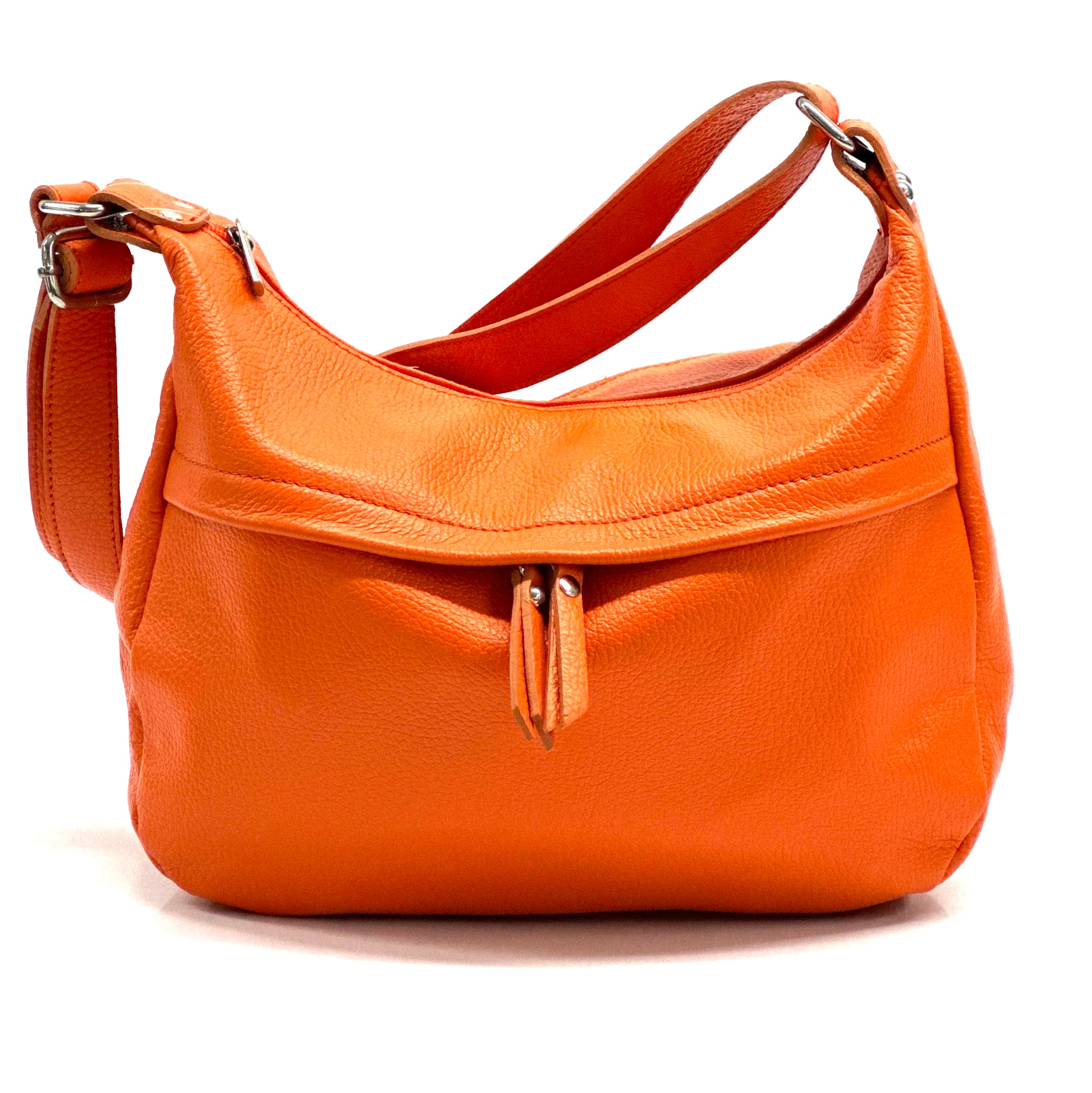 Delizia Leather Shoulder Bag - Made In Italy