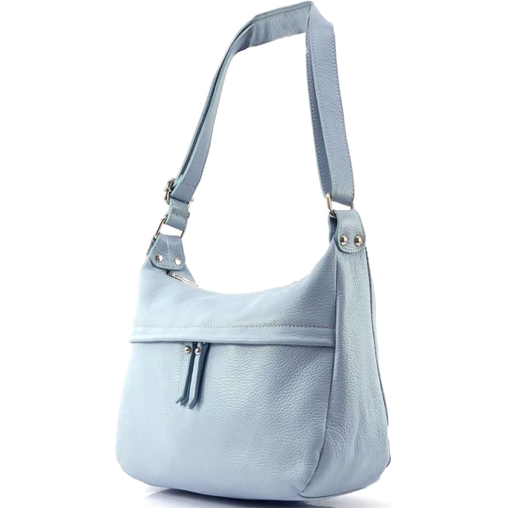 Delizia Leather Shoulder Bag - Made In Italy