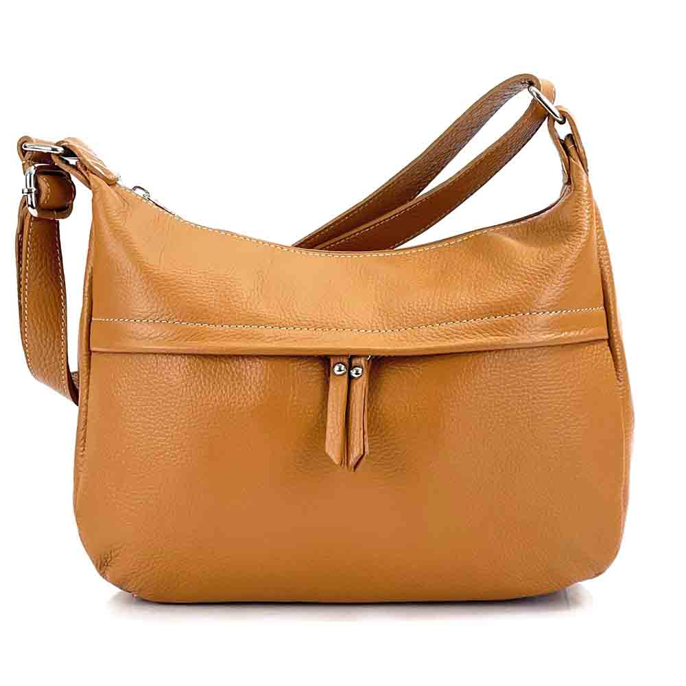Delizia Leather Shoulder Bag - Made In Italy