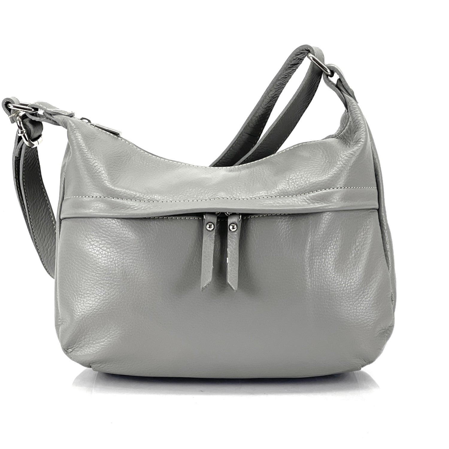 Delizia Leather Shoulder Bag - Made In Italy