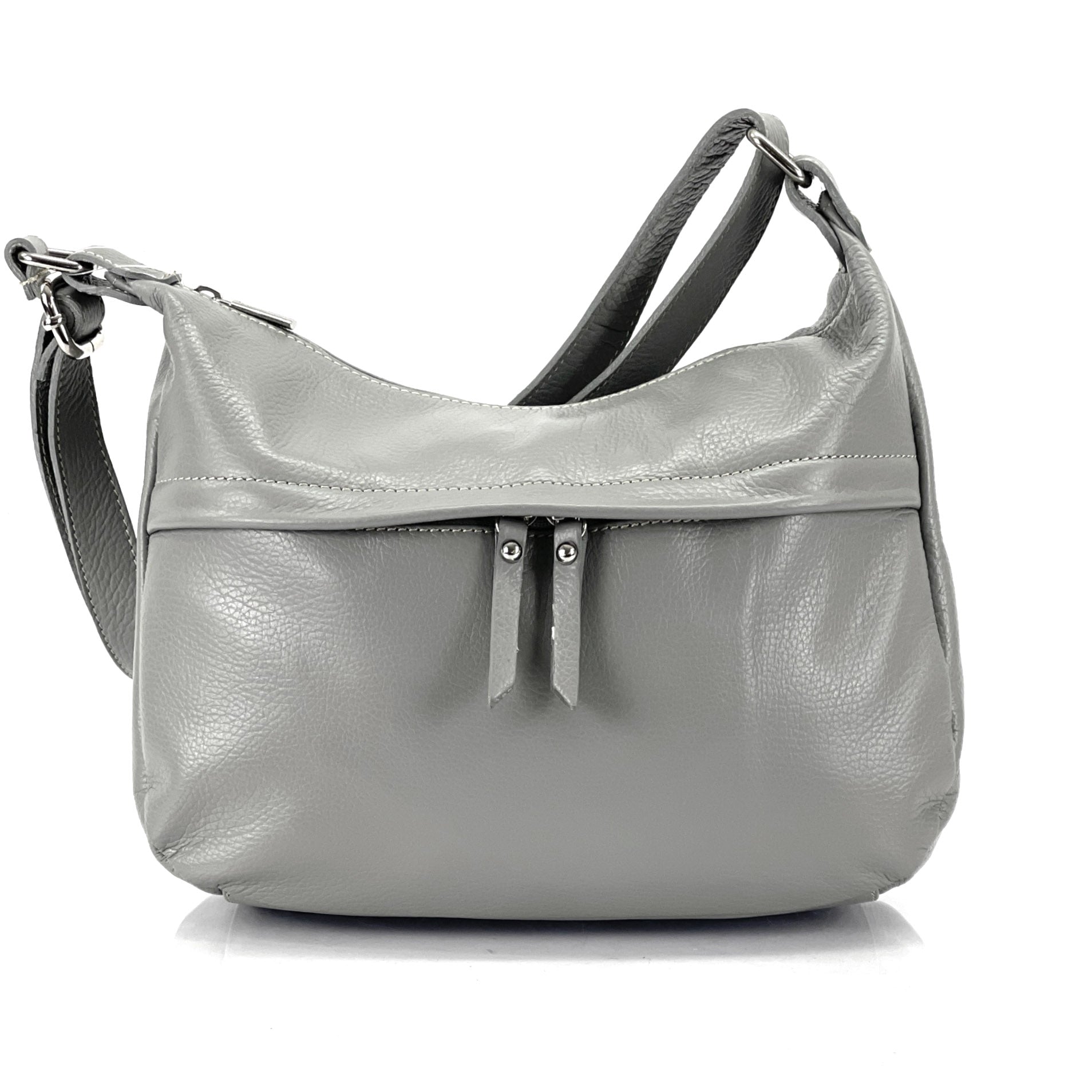 Delizia Leather Shoulder Bag - Made In Italy