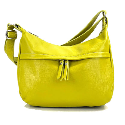 Delizia Leather Shoulder Bag - Made In Italy