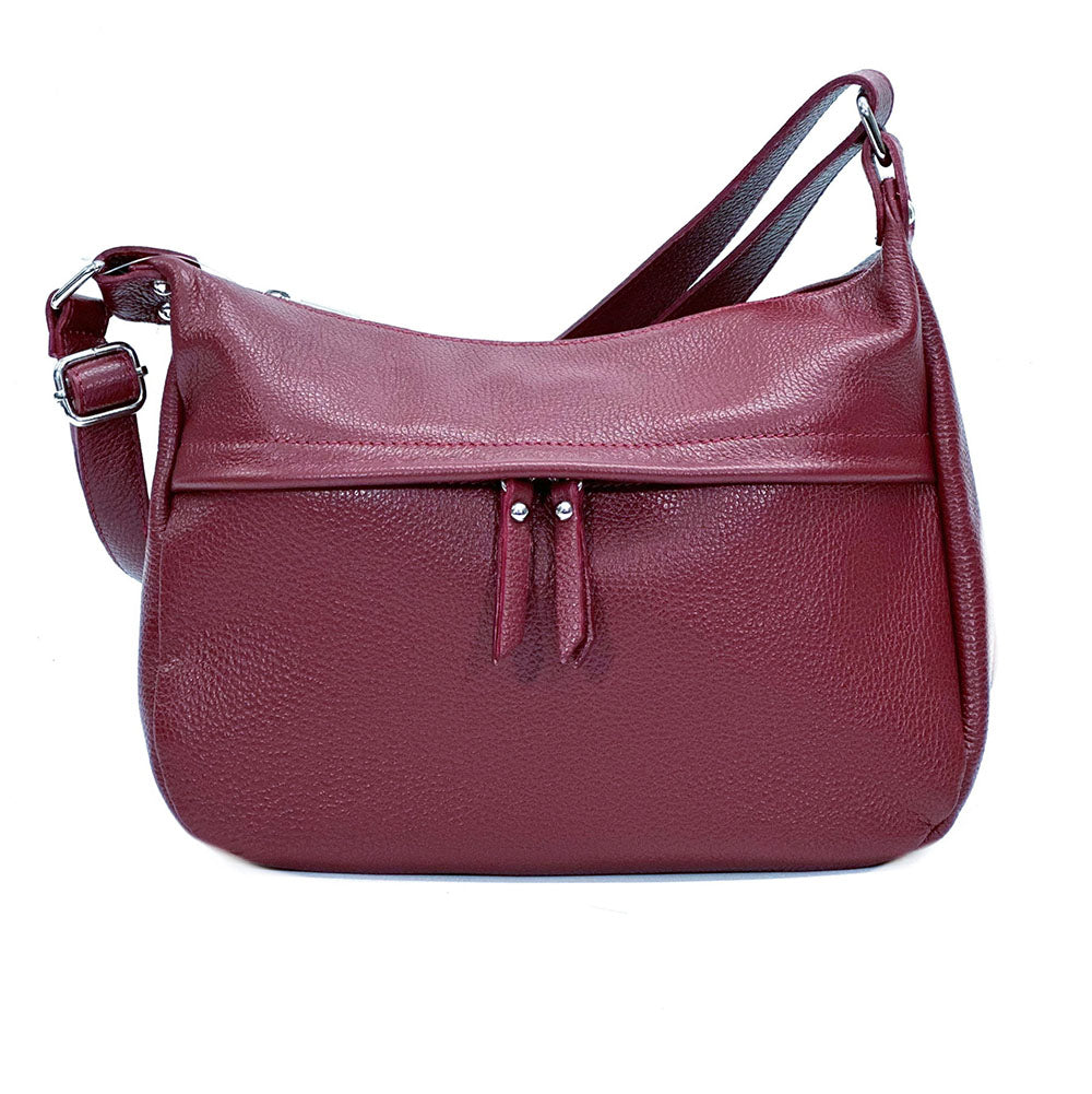 Delizia Leather Shoulder Bag - Made In Italy