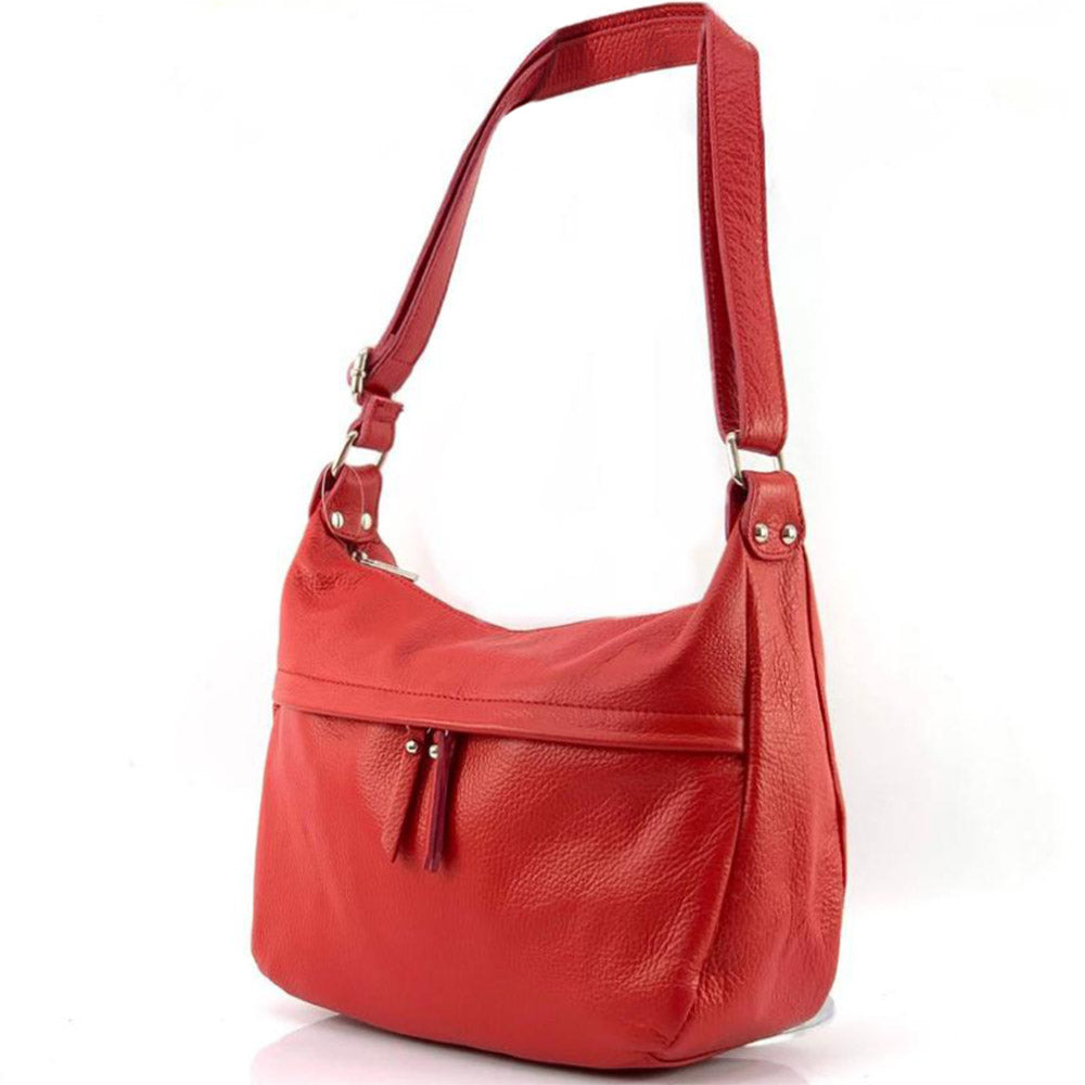Delizia Leather Shoulder Bag - Made In Italy