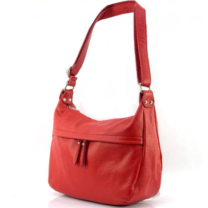 Delizia Leather Shoulder Bag - Made In Italy