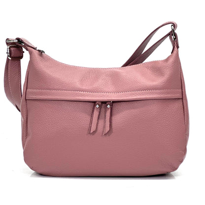 Delizia Leather Shoulder Bag - Made In Italy