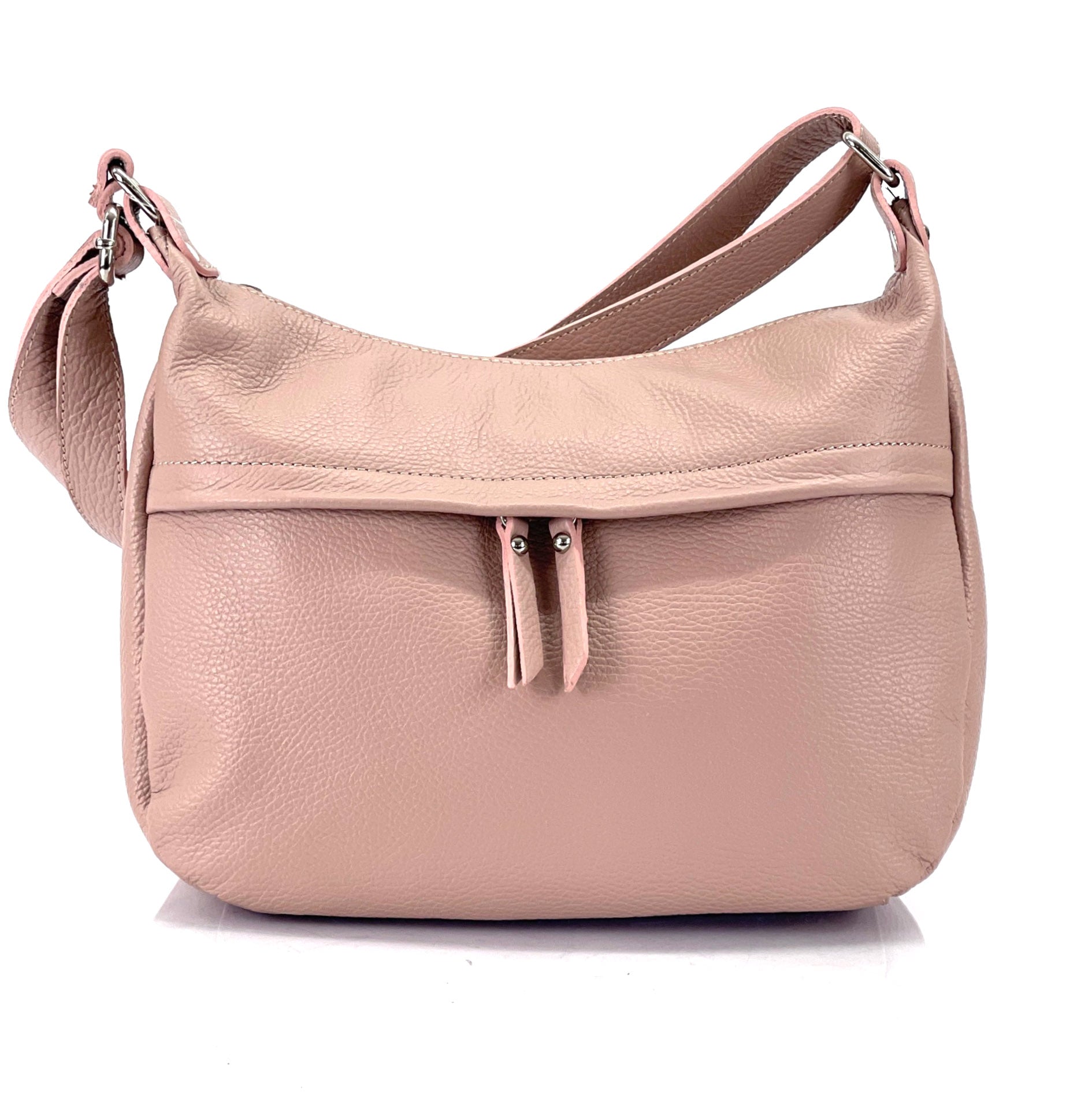 Delizia Leather Shoulder Bag - Made In Italy