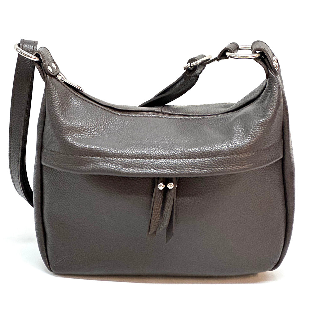 Delizia Leather Shoulder Bag - Made In Italy