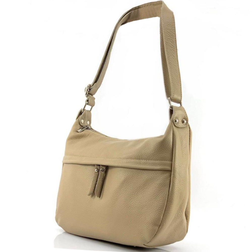 Delizia Leather Shoulder Bag - Made In Italy