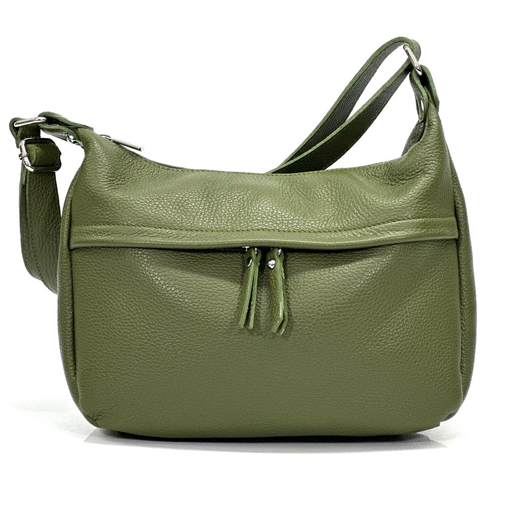 Delizia Leather Shoulder Bag - Made In Italy