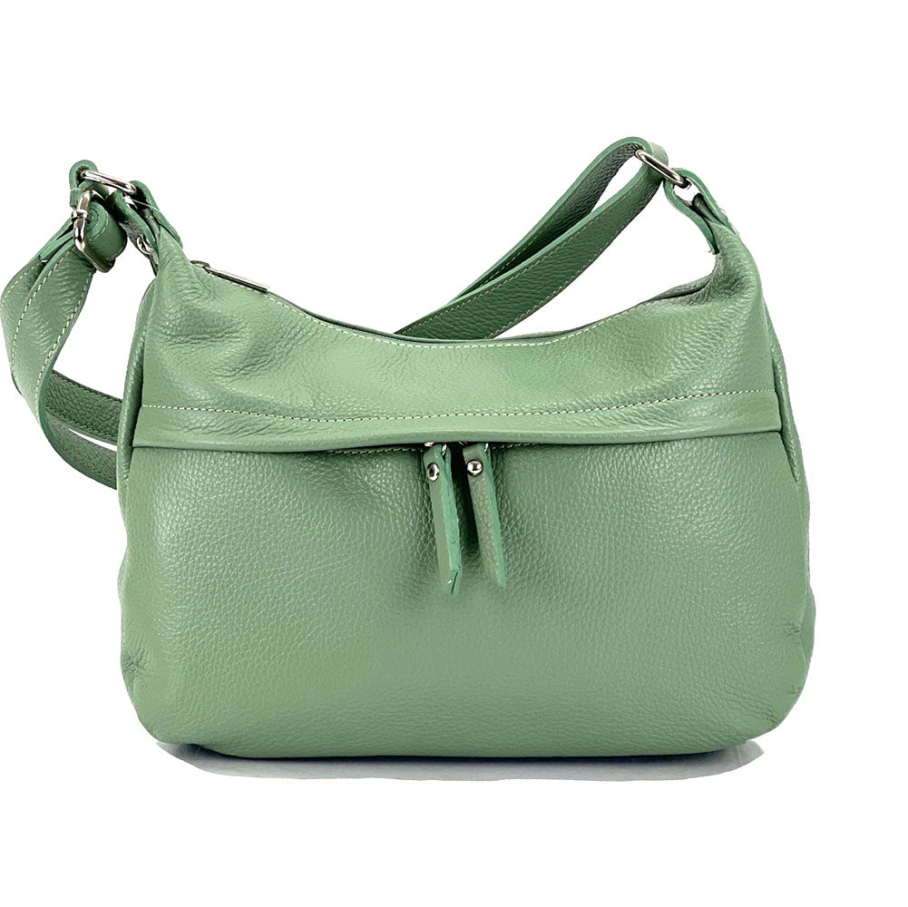 Delizia Leather Shoulder Bag - Made In Italy
