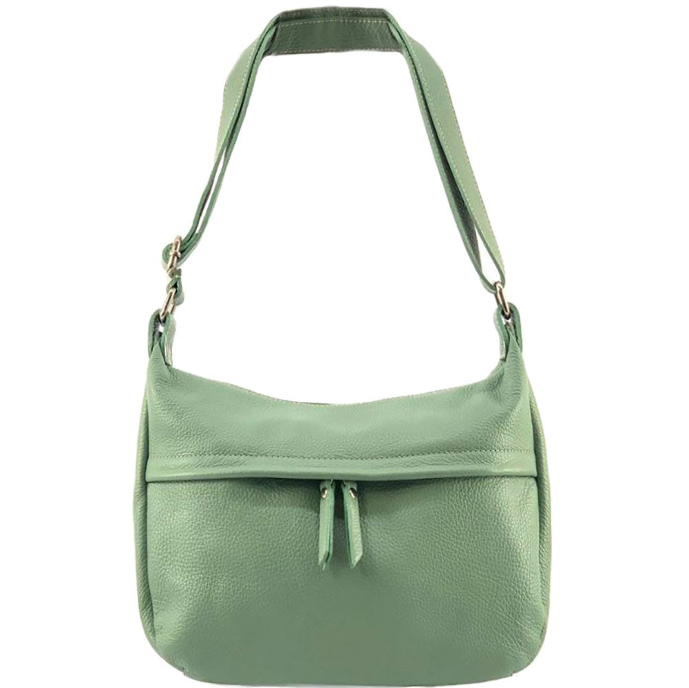 Delizia Leather Shoulder Bag - Made In Italy