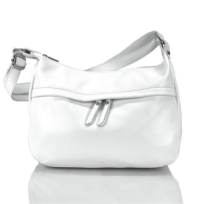 Delizia Leather Shoulder Bag - Made In Italy