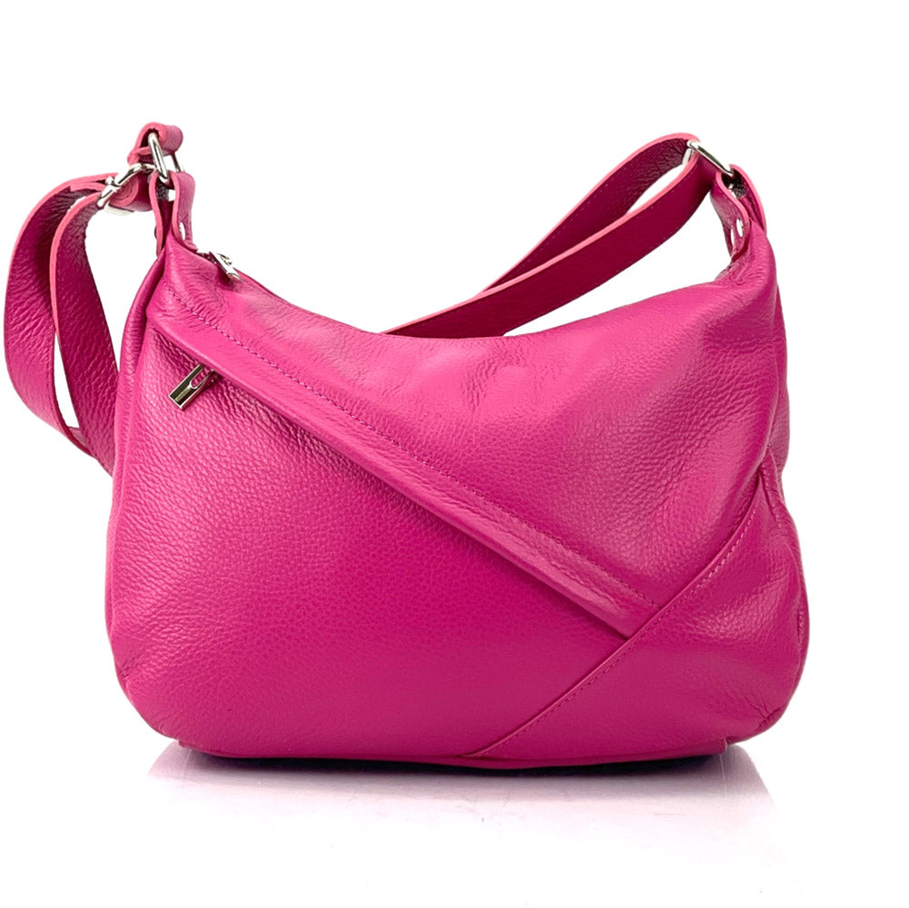 Giada Leather Shoulder Bag - Made In Italy