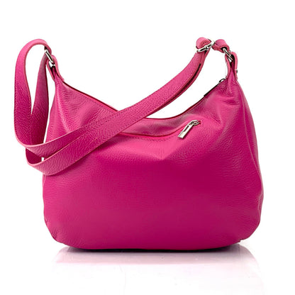 Giada Leather Shoulder Bag - Made In Italy