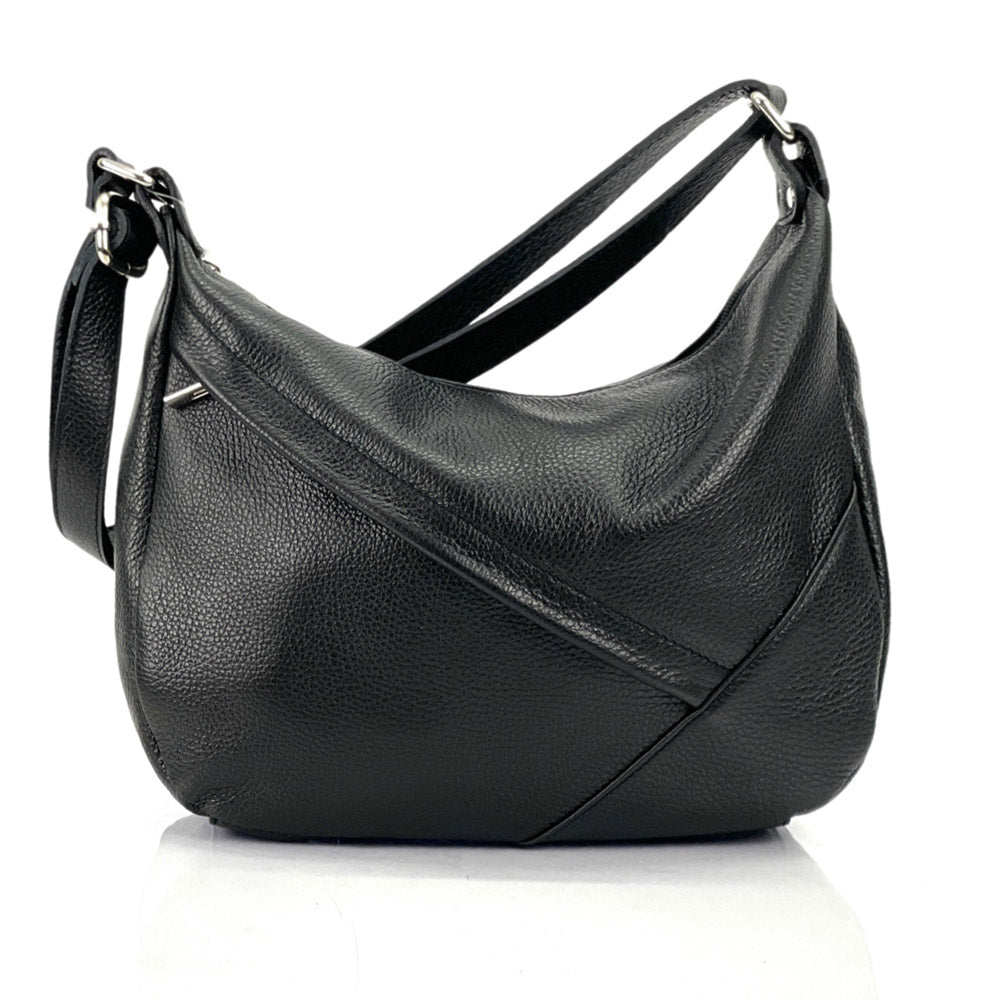 Giada Leather Shoulder Bag - Made In Italy