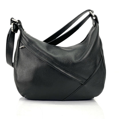 Giada Leather Shoulder Bag - Made In Italy