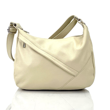 Giada Leather Shoulder Bag - Made In Italy
