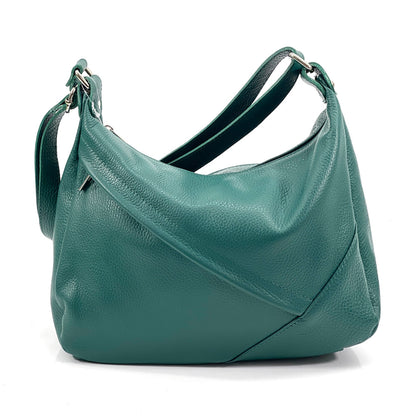 Giada Leather Shoulder Bag - Made In Italy