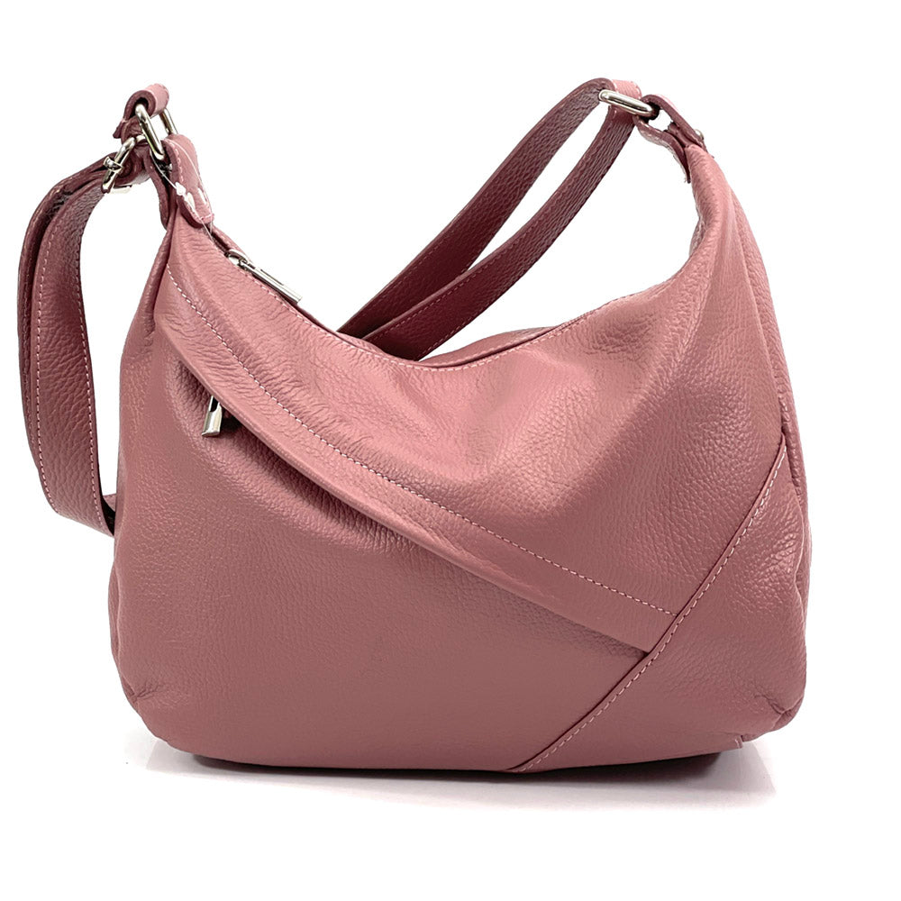 Giada Leather Shoulder Bag - Made In Italy