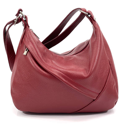 Giada Leather Shoulder Bag - Made In Italy