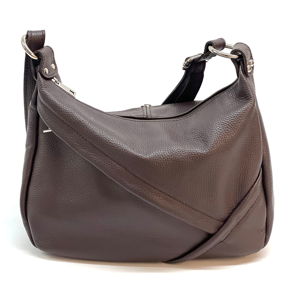 Giada Leather Shoulder Bag - Made In Italy