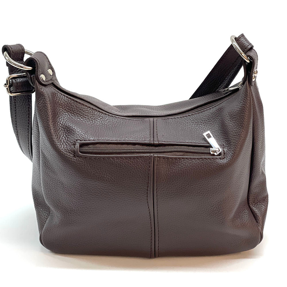 Giada Leather Shoulder Bag - Made In Italy
