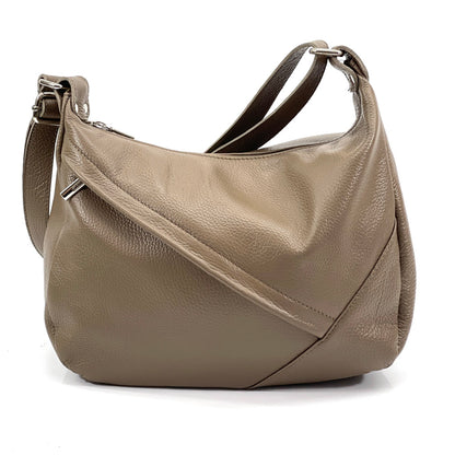 Giada Leather Shoulder Bag - Made In Italy