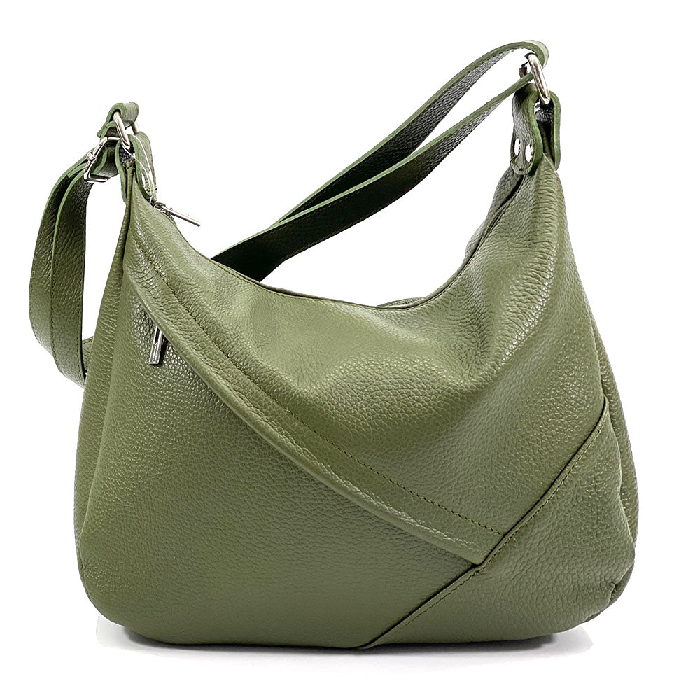 Giada Leather Shoulder Bag - Made In Italy