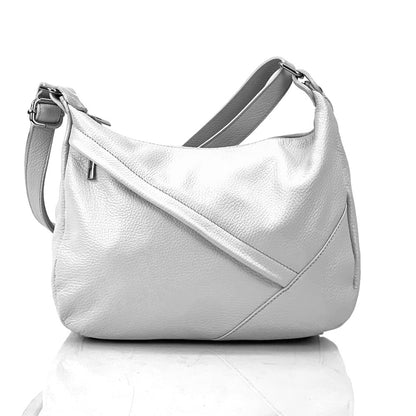 Giada Leather Shoulder Bag - Made In Italy