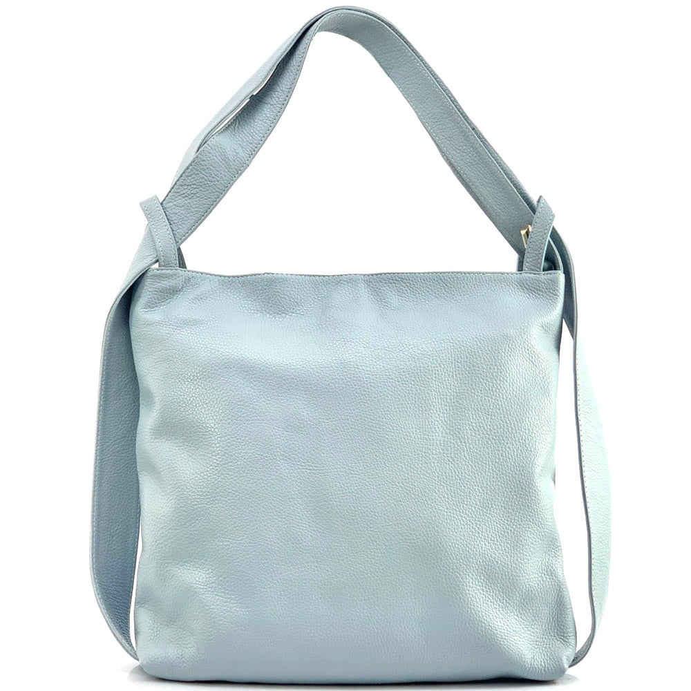 Greta GM convertible leather backpack