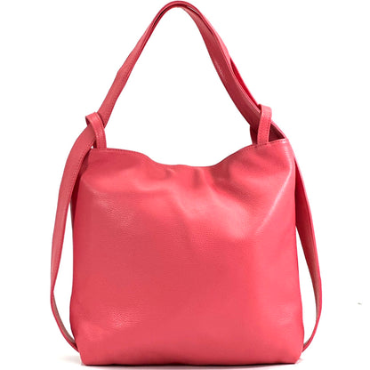 Greta GM convertible leather backpack