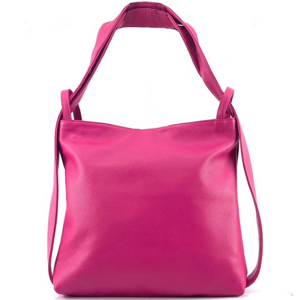 Greta GM convertible leather backpack