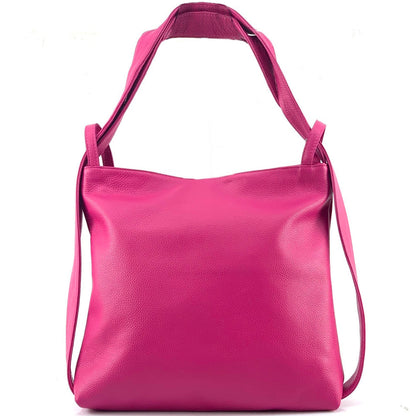 Greta GM convertible leather backpack