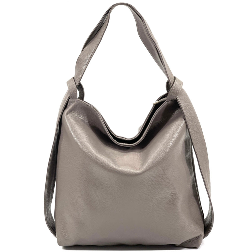 Greta GM convertible leather backpack