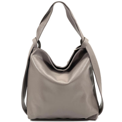 Greta GM convertible leather backpack