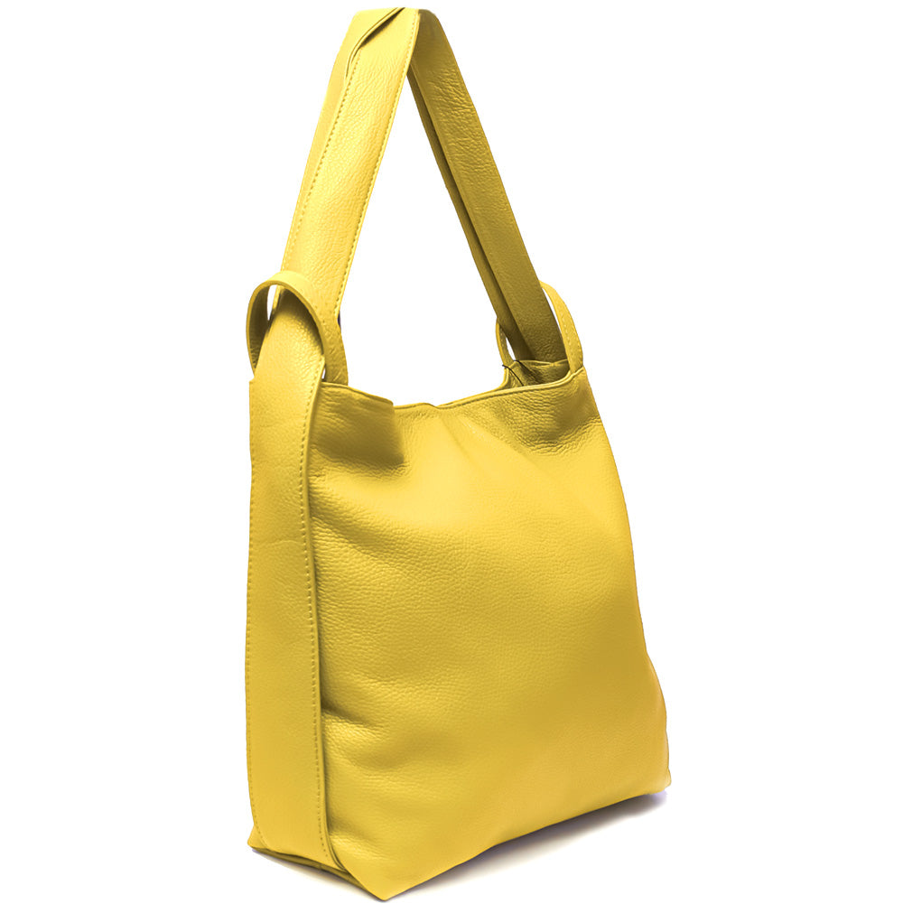 Greta GM convertible leather backpack