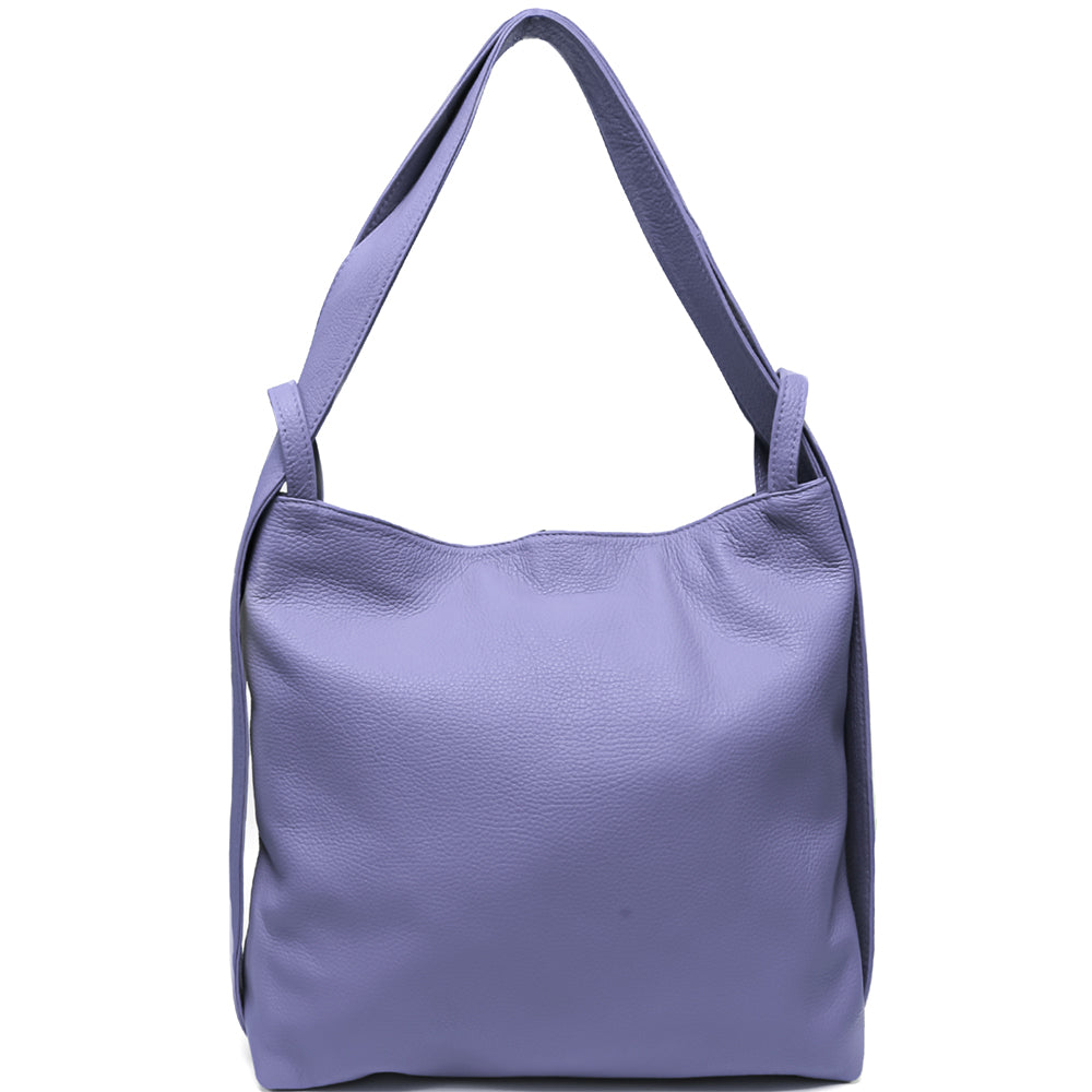 Greta GM convertible leather backpack