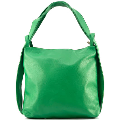Greta GM convertible leather backpack