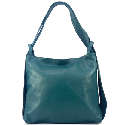 Greta GM convertible leather backpack