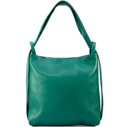 Greta GM convertible leather backpack